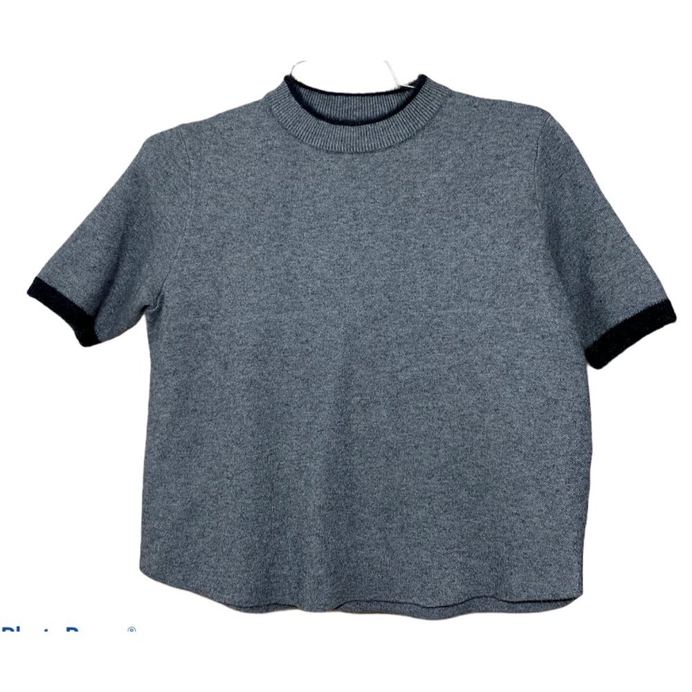Zara KNIT Women's Sweater Short‎ sleeve crew neck